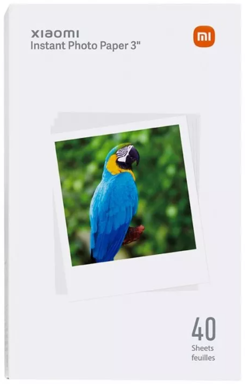 Фотобумага Xiaomi Instant Photo Paper 3' (40 Sheets) BHR6756GL